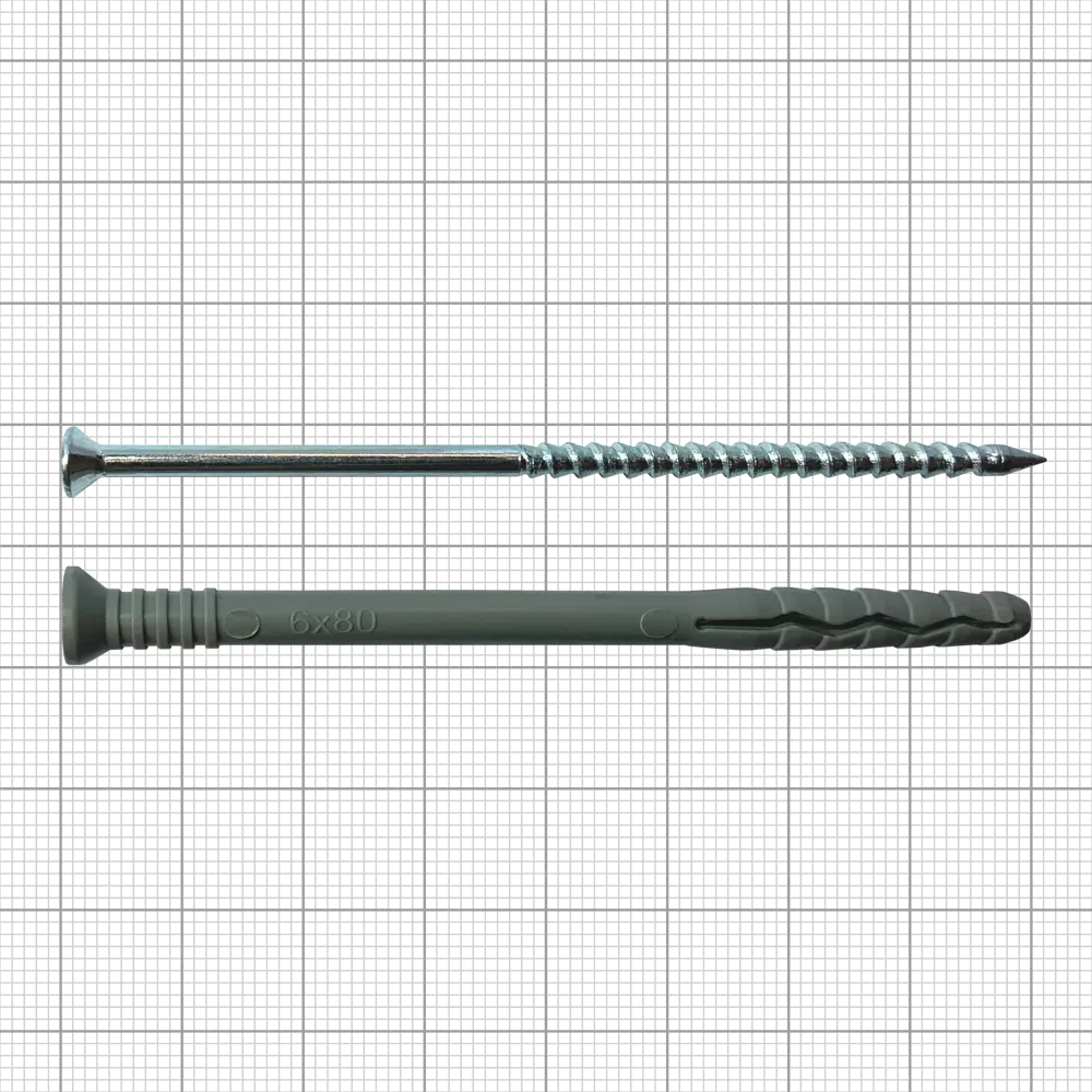 Дюбель-гвоздь потайной полипропилен 6x80 мм 10 шт Santreyd STLM-2110580 - Вид №4