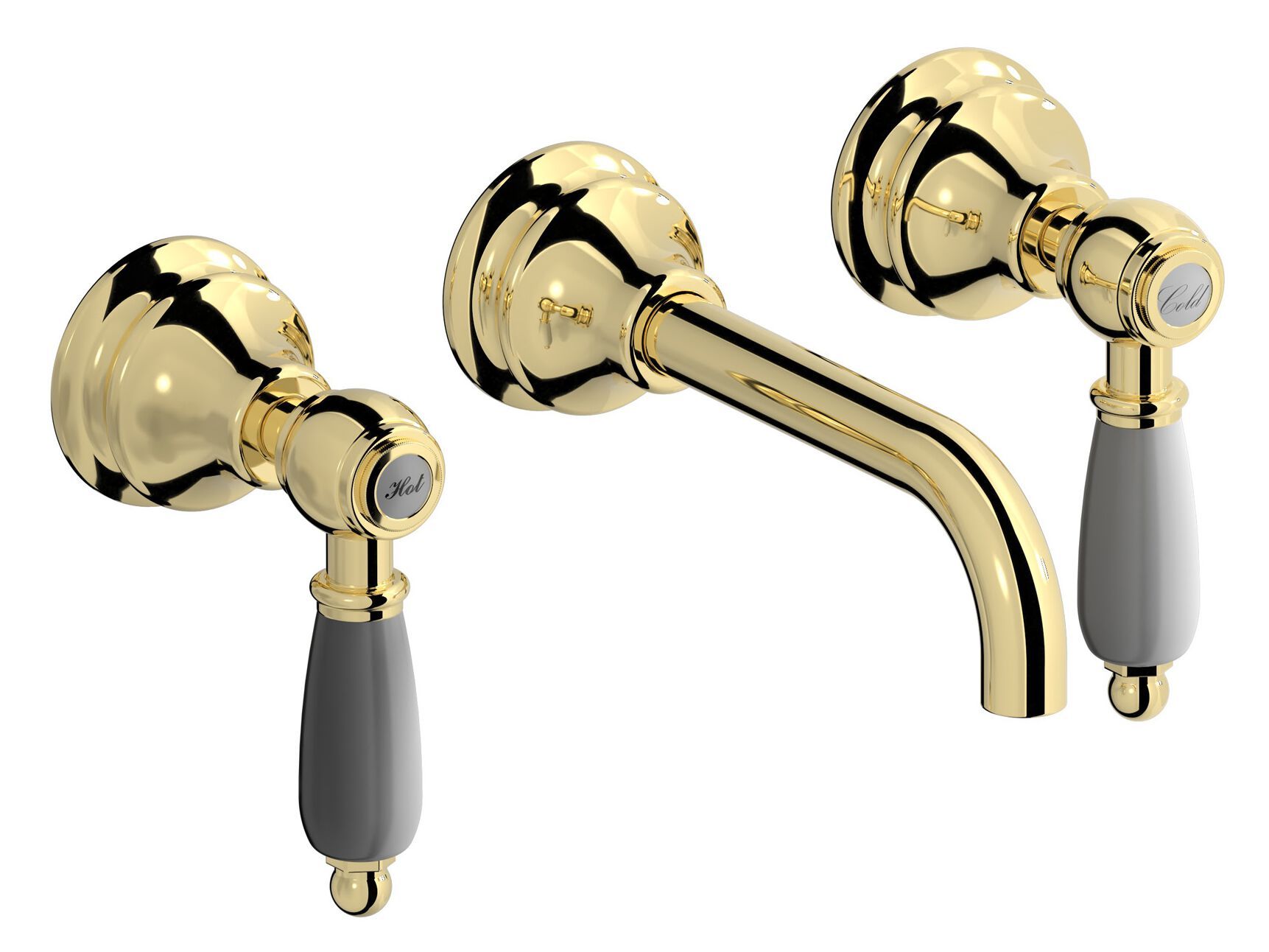 Настенный смеситель для раковины с 3 отверстиями IB Hermes + Hermes Elle ARCH-00105849