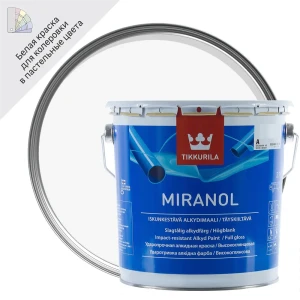 Эмаль Tikkurila Миранол цвет белый 2.7 л