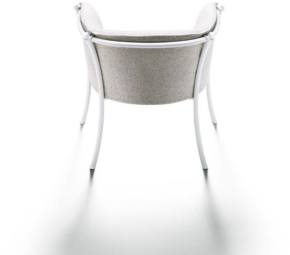 DE PADOVA Кресло из ткани с подлокотниками Smeralda indoor sun-id-1464334 - Вид №1