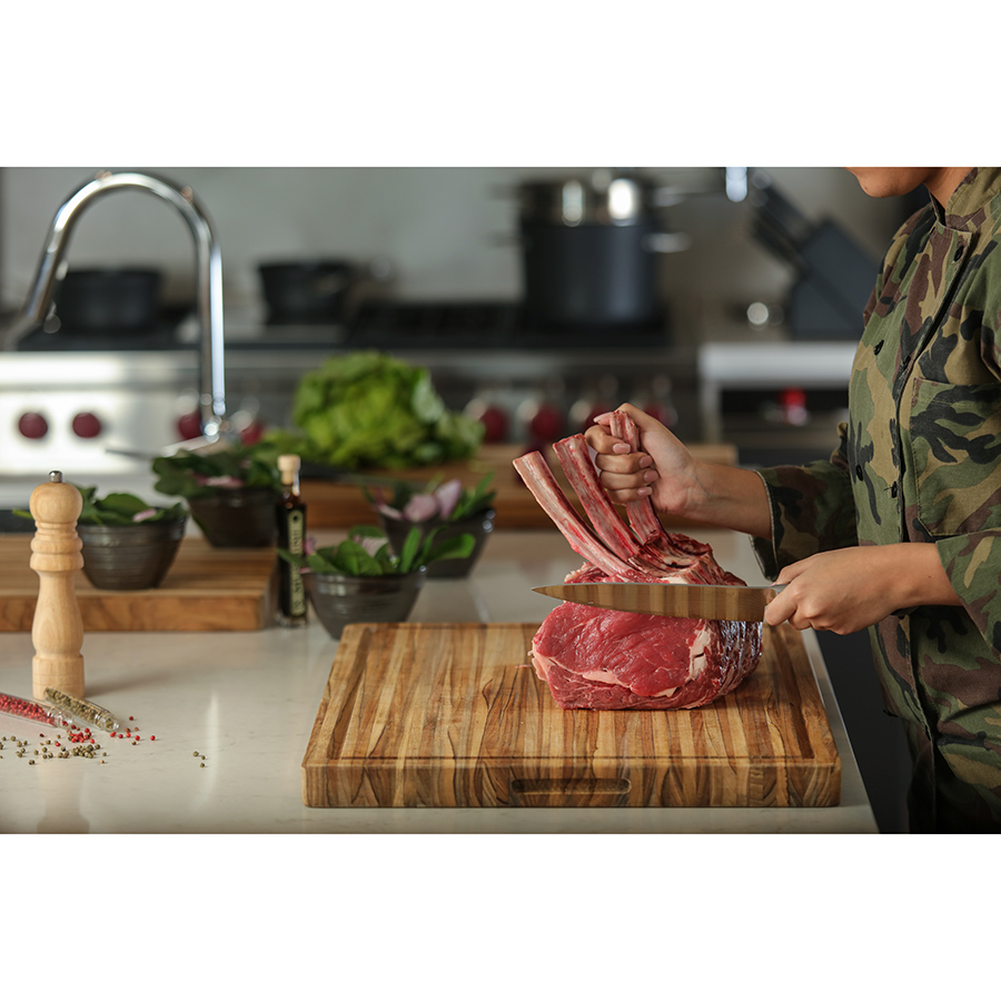 TH109 Доска для мяса traditional 51x38 см TEAKHAUS  - Вид №2