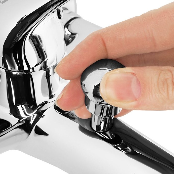 BA23209CK MI Milardo Baffin Смеситель для ванны с коротким изливом Baffin Россия  - Вид №3