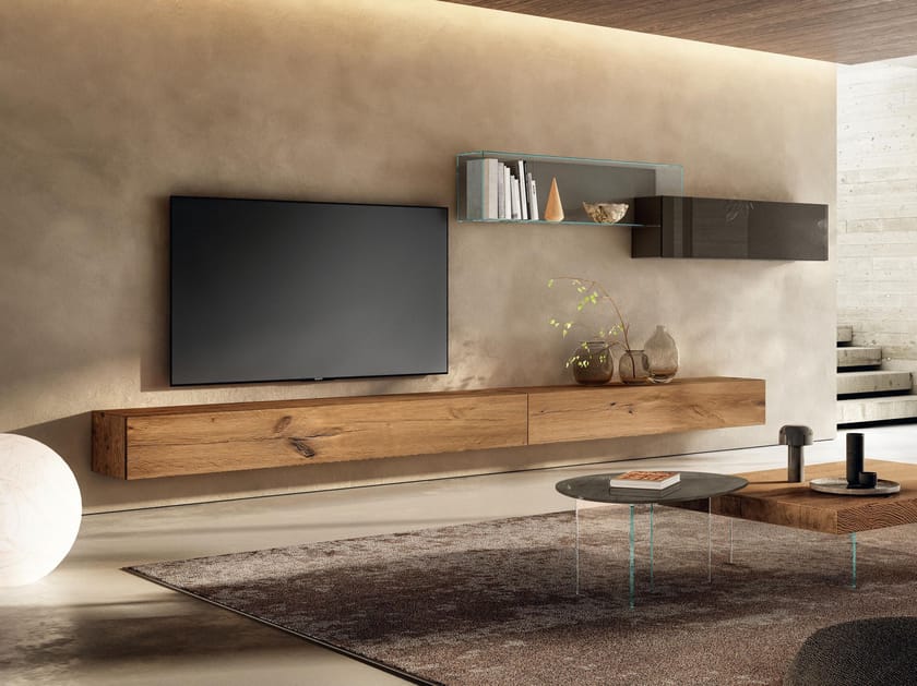 Деревянная стена с настенным креплением Lago 36e8 ARCH-00080276