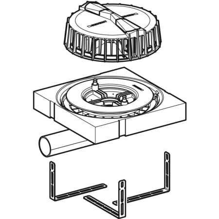 GEBERIT 359.118.00.1 Воронка Geberit Pluvia  - Вид №1