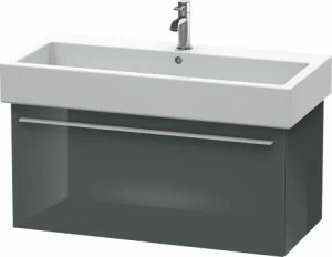 XL604503838 Тумбочка подвесная X-Large #XL6045 750 x 443 мм Доломитово-серый глянцевый лак