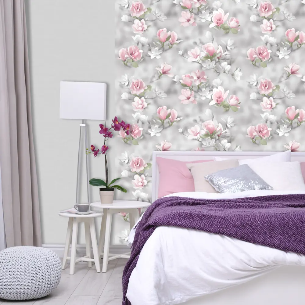 Обои флизелиновые Аурелия серые 1.06 м 4930 ГТФ1Э Santreyd STLM-2204425 - Вид №3