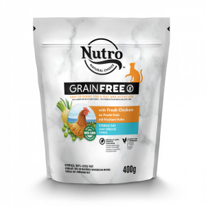 ПР0059468 Корм для кошек для стерилизованных, со свежей курицей и экстрактом розмарина сух. 400г NUTRO