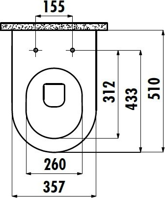 FE320-00CB00E-0000 FREE Унитаз подвесной с биде Creavit Free - Вид №9