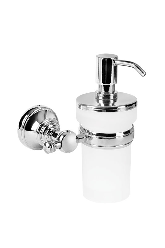 140110004 Дозатор жидкого мыла luna хром со стеклом Eca 