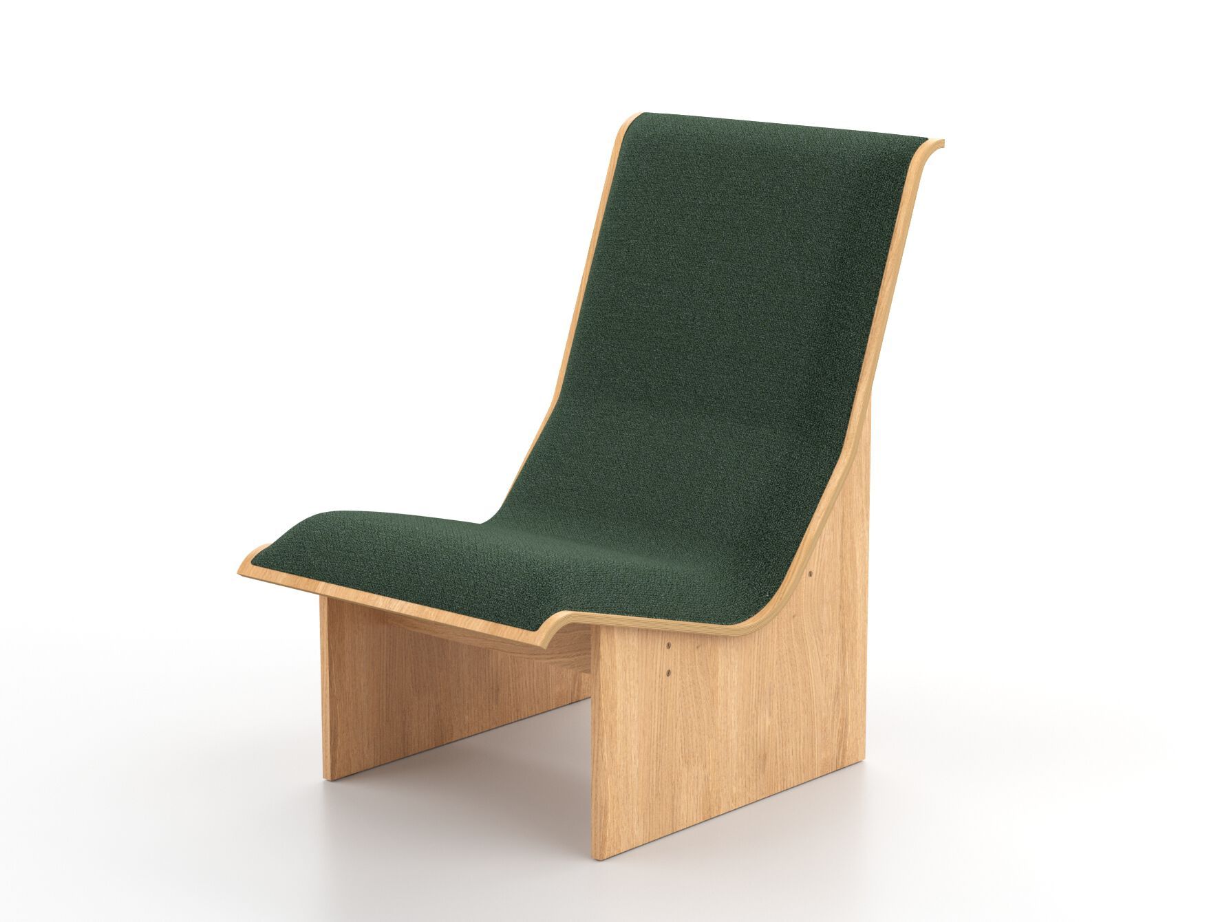 Деревянное кресло с высокой спинкой Omelette Editions PORTA ARCH-00030888