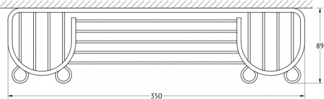 035 Держатель для стаканов, зуб. щеток и пасты RYN FBS Ryna - Вид №1