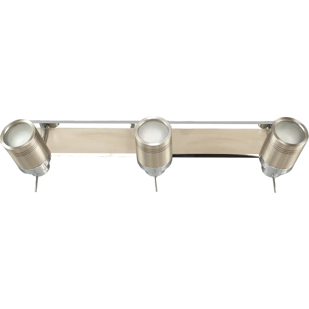 Светильник накладной Bergamo 3хGU10 IP44 цвет хром/никель Escada STLM-2197088