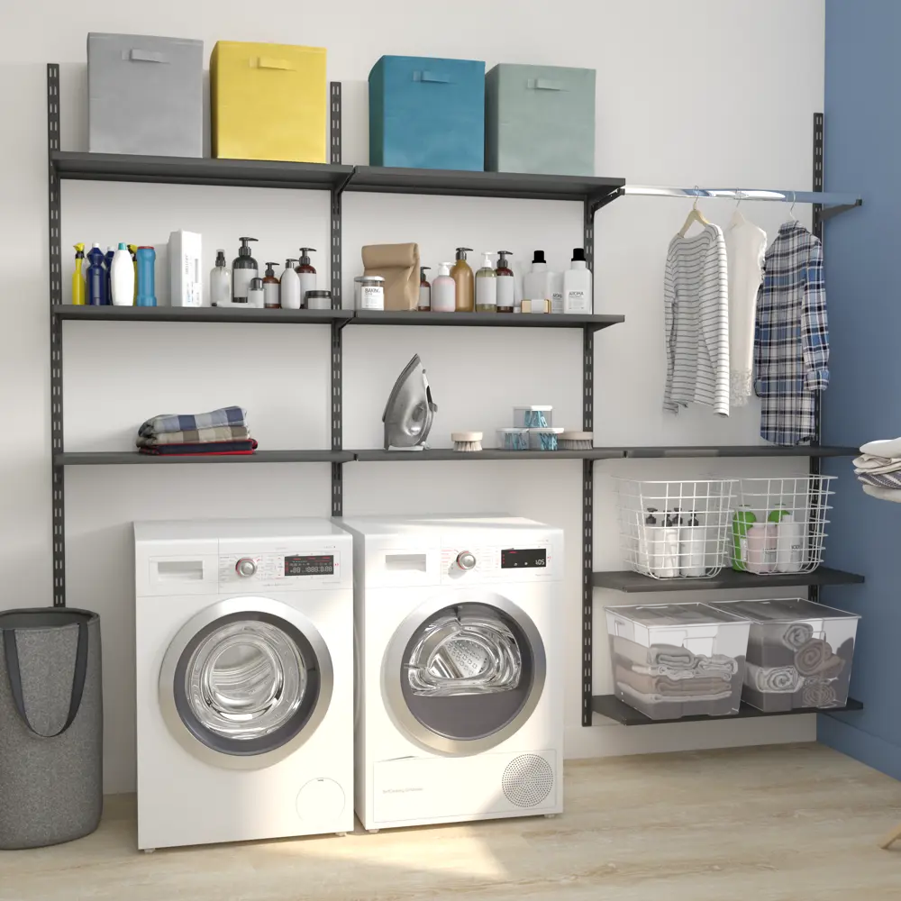 Кронштейн для штанги Spaceo цвет белый STLM-2130241 - Вид №10