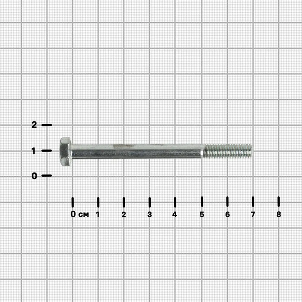 Болт DIN 931 6x70 мм оцинкованный Santreyd STLM-2177007 - Вид №2