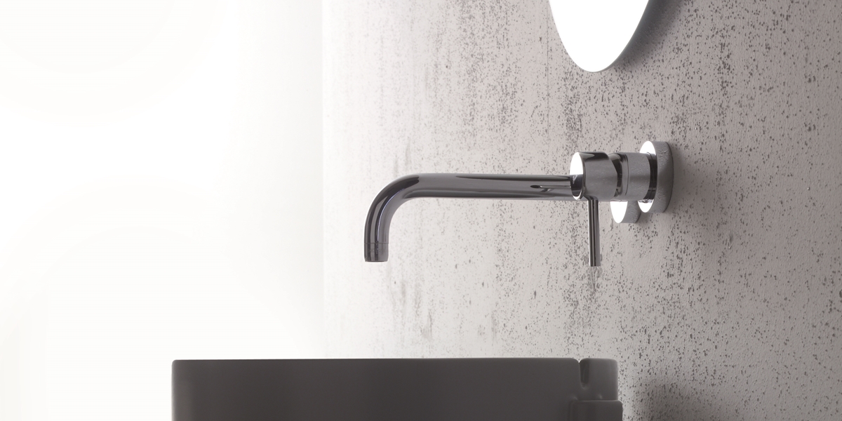 Смеситель для раковины настенный Olympia Ceramica Ukiyo-E хром U6520CR - Вид №1