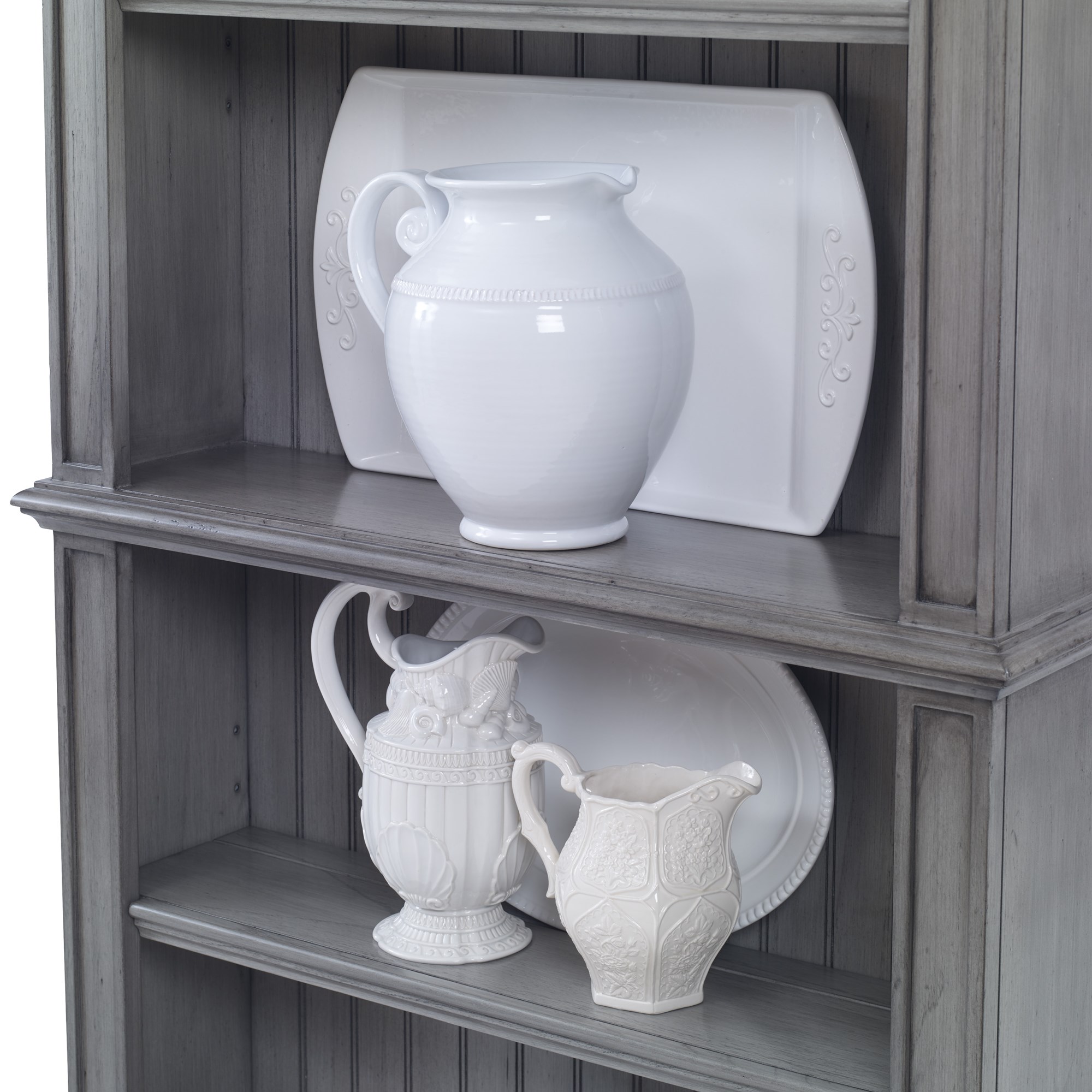 Книжные шкафы 02216-800-003 Agatha Bookcase - Ash Grey Ambella  - Вид №5