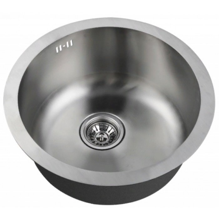 Zorg R-ZR-500 сталь Мойка кухонная круглая Zorg  - Вид №1