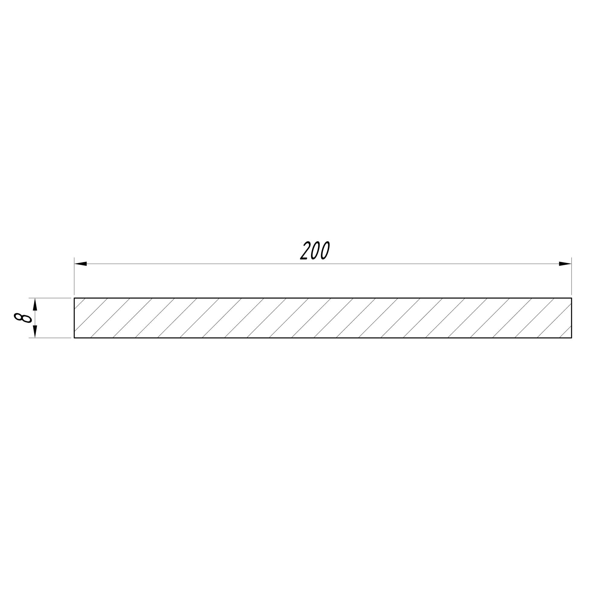 82475223 Добор Verda 2070x150х8 мм ламинация цвет дуб кремовый Santreyd  - Вид №2