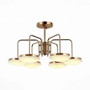 Потолочная светодиодная люстра ST Luce Pratico SLE120.202.06 белая ST LUCE PRATICO GOLD 109197 Белый