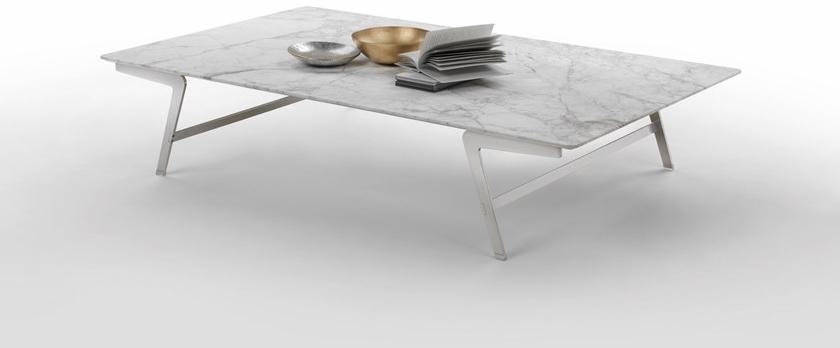 Flexform Прямоугольный мраморный журнальный столик Soffio sun-id-1392420 - Вид №1