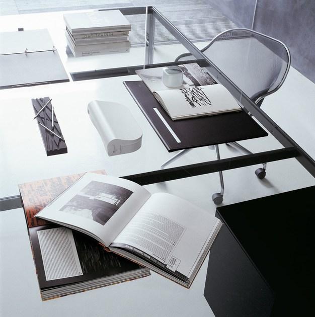 B&B Italia Project Прямоугольный письменный стол из стекла Progetto 1 sun-id-1450838 - Вид №1