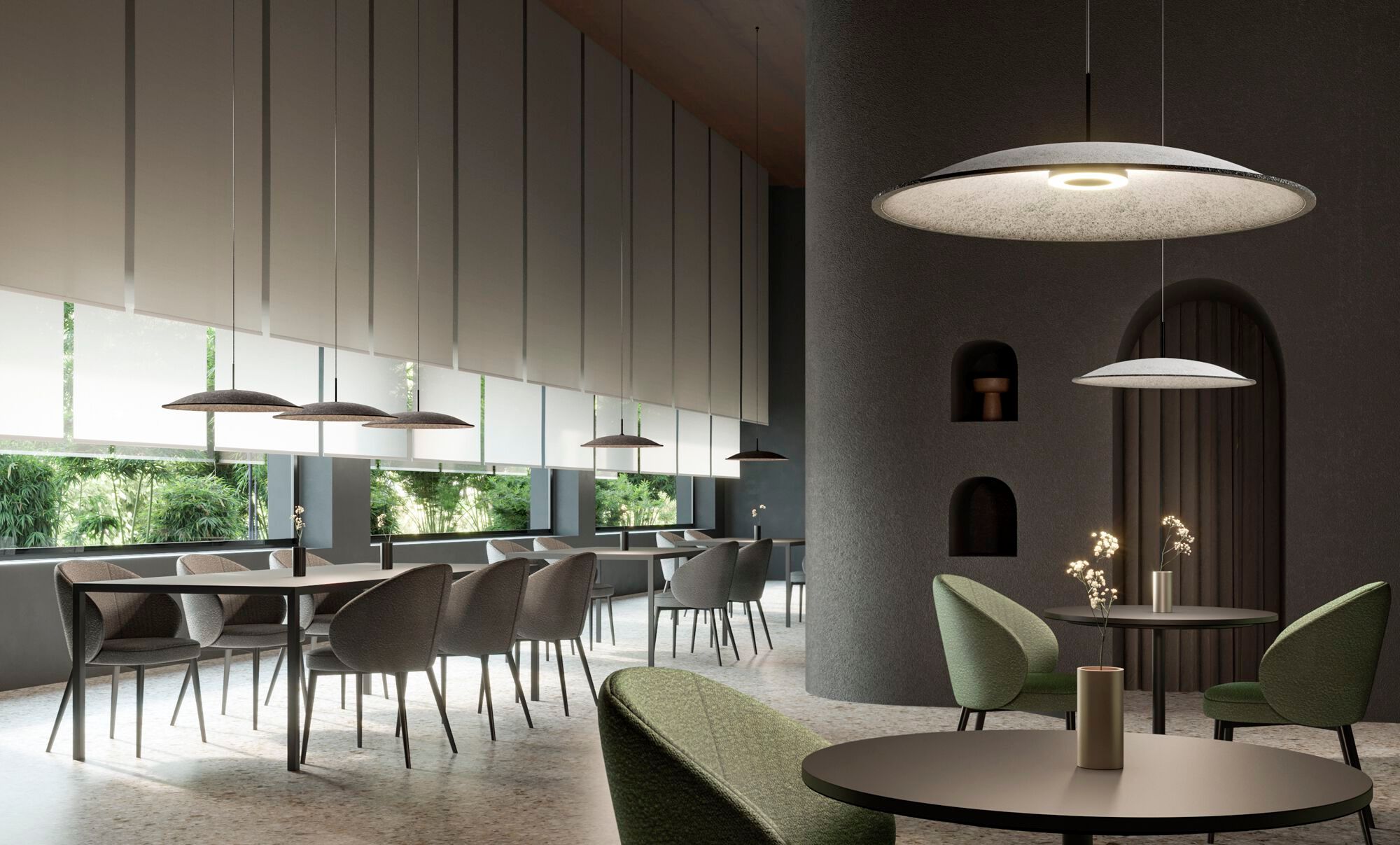 Войлок акустический подвесной светильник Panzeri Phi ARCH-00062906 - Вид №3