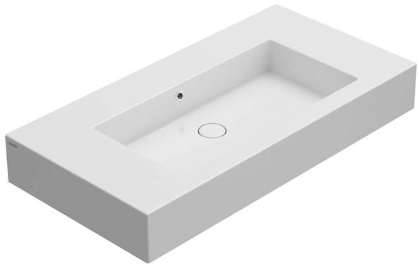 Подвесная раковина настенная овальная Ceramica Globo INCANTHO белая sun-id-1513166 - Вид №4