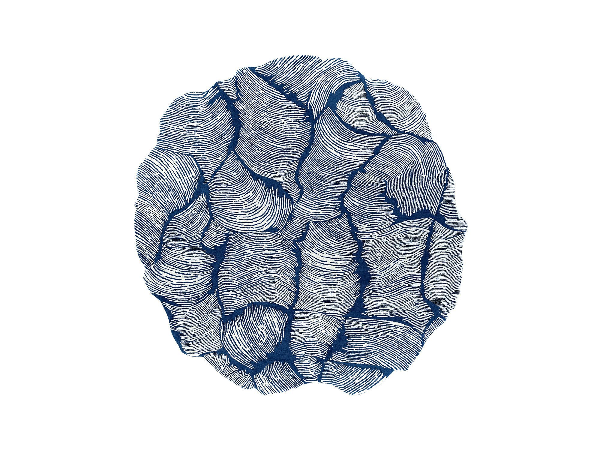 Шерстяной ковер ручной работы Mohebban океан ARCH-00081889