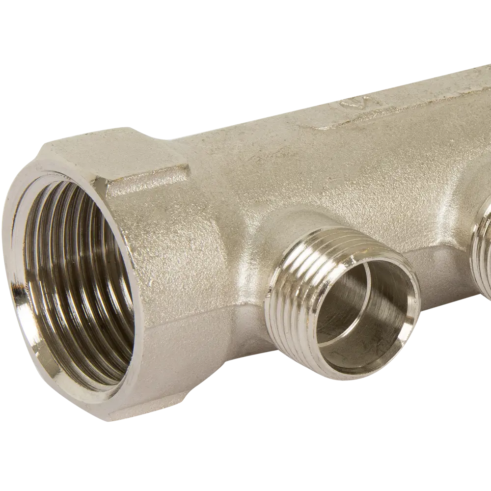 Коллектор с наружной резьбой Valtec на 3 выхода 1"x1/2" VTc.500.N.0603 STLM-2092195 - Вид №1