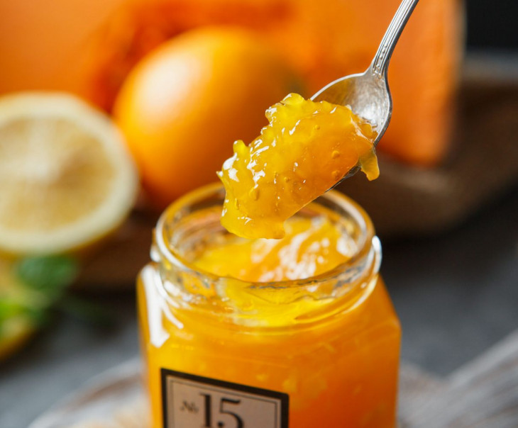 3558 Конфитюр "Тыква с апельсином и лимоном" Вкусляндия  - Вид №2