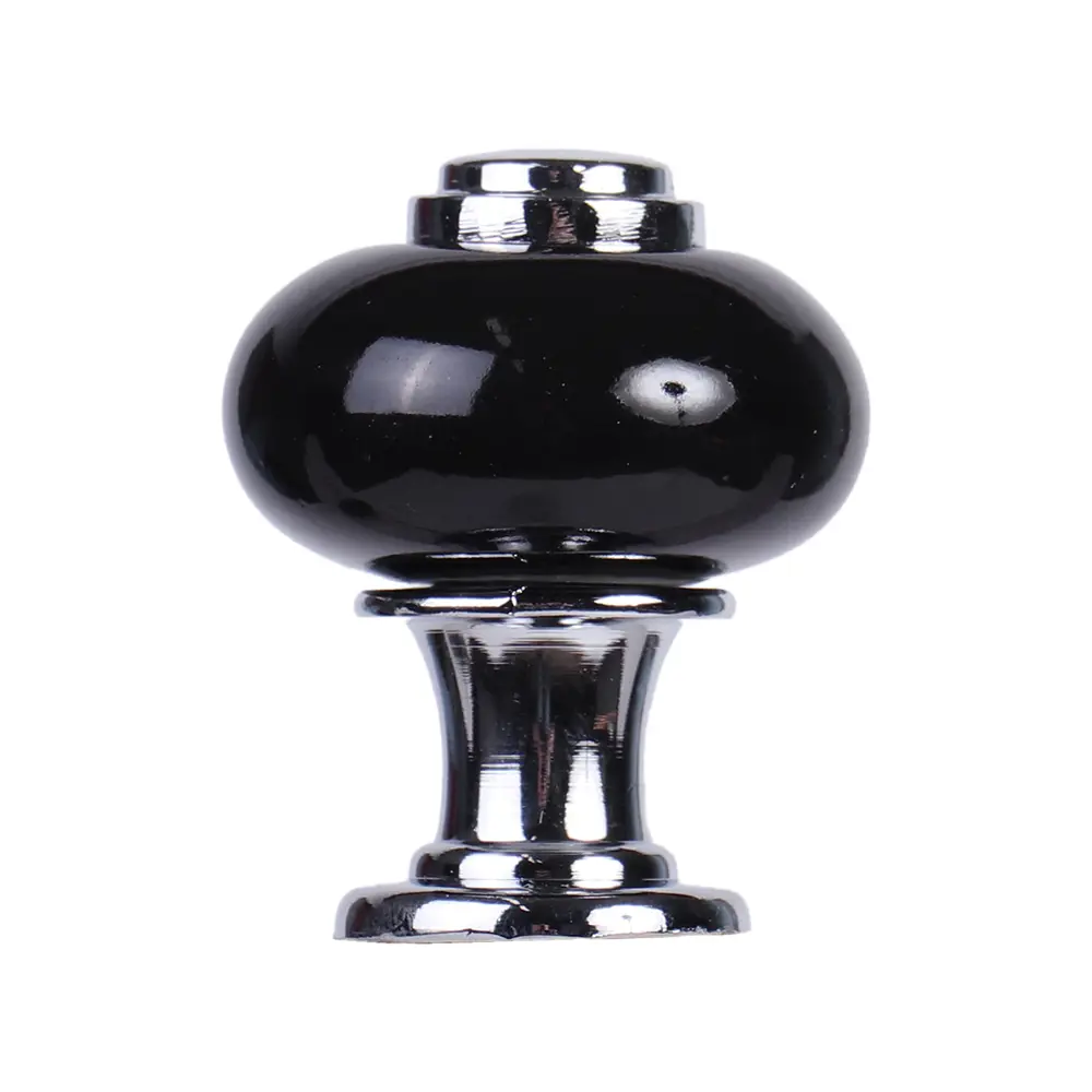 Керамическая ручка-кноб Larvij для мебели в элегантном черном цвете 87828313 STLM-0075960 - Вид №1