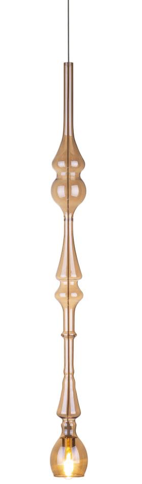 Подвесной светильник Crystal Lux Lux New SP1 D Amber CRYSTAL LUX LUX NEW 275739 Янтарный  - Вид №1