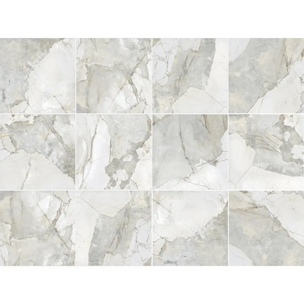Глазурованный керамогранит Abgres Moon Marbo 80x80 см 1.92 м² матовый цвет серый Santreyd STLM-2098478 - Вид №2