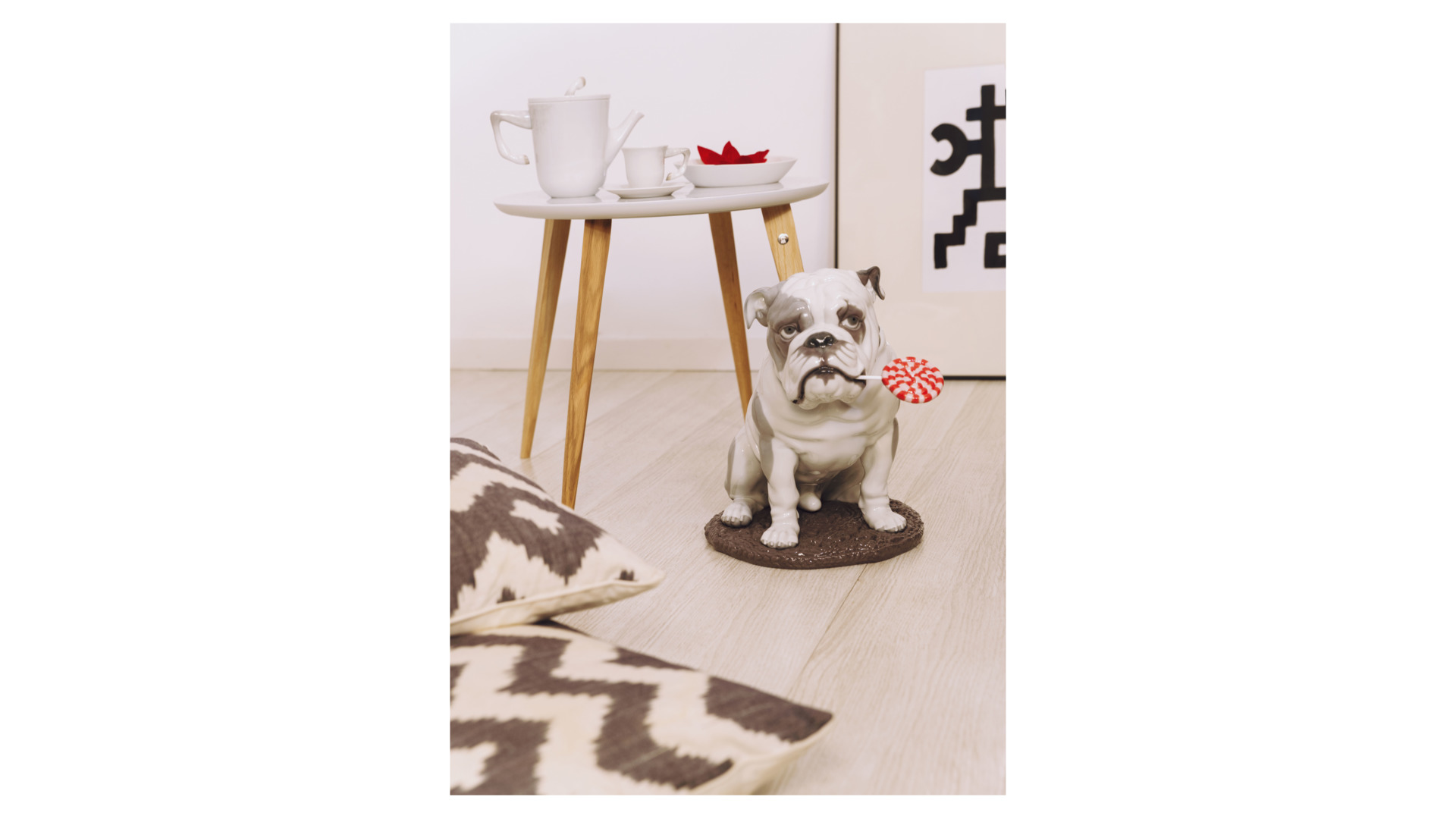 10669080 LLADRO Фигурка Lladro "Бульдог с леденцом" 33х33см Фарфор Lladró  - Вид №4