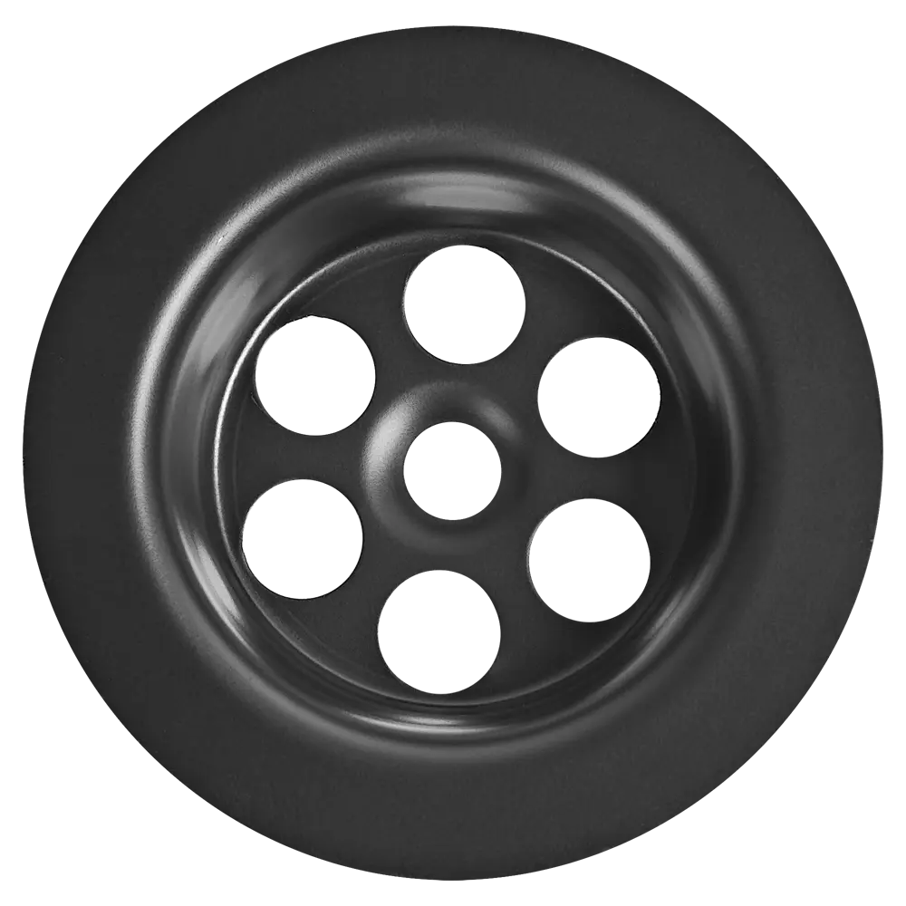 Решетка для выпуска раковины РК-172-Ч 63 мм нержавеющая сталь черная Santreyd STLM-2108021