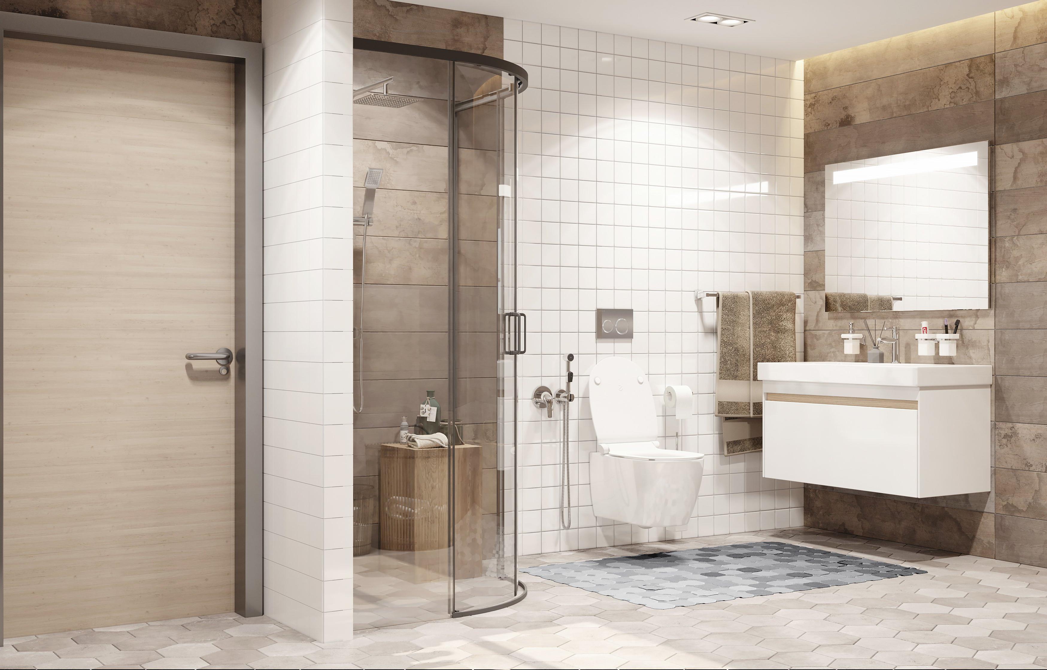 Душевое ограждение Ambassador Queen 11011202Black (1000x1000x2000), 1 место  - Вид №3