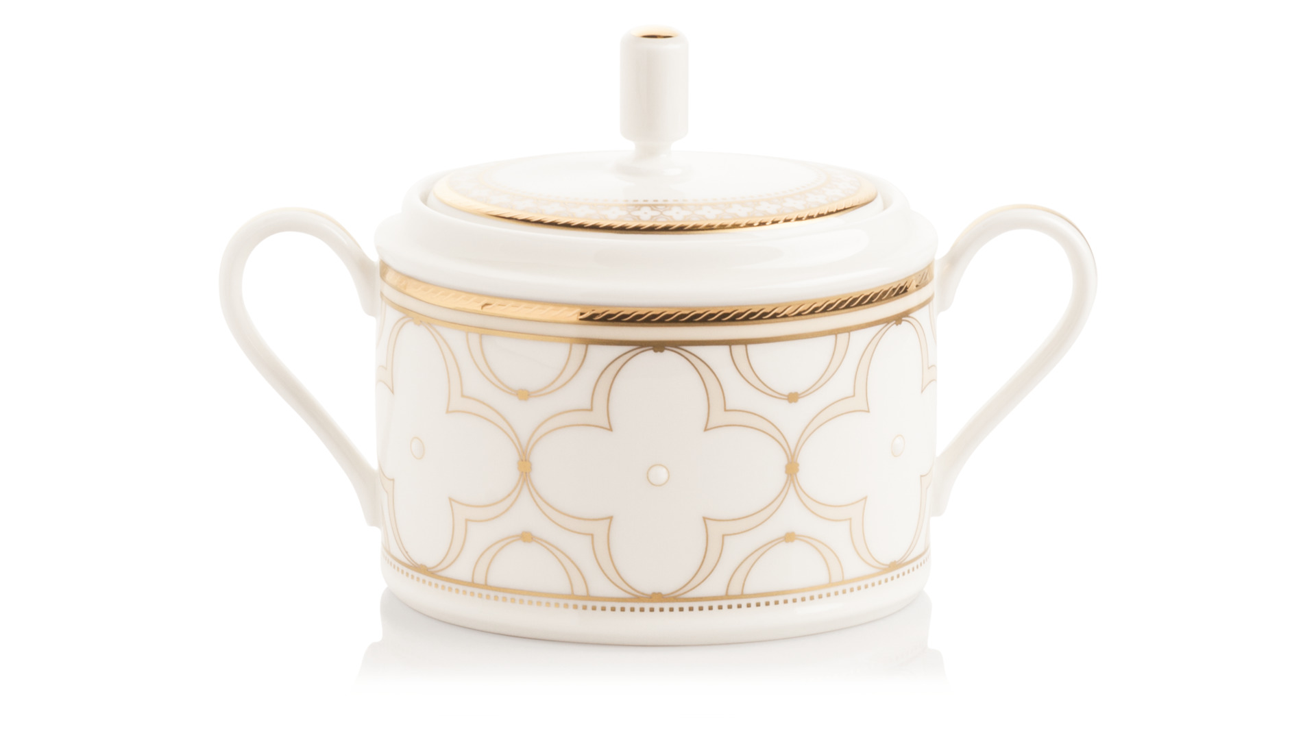 10655076 Noritake Сервиз чайный Noritake "Трефолио,золотой кант" 6/20 Фарфор костяной  - Вид №3