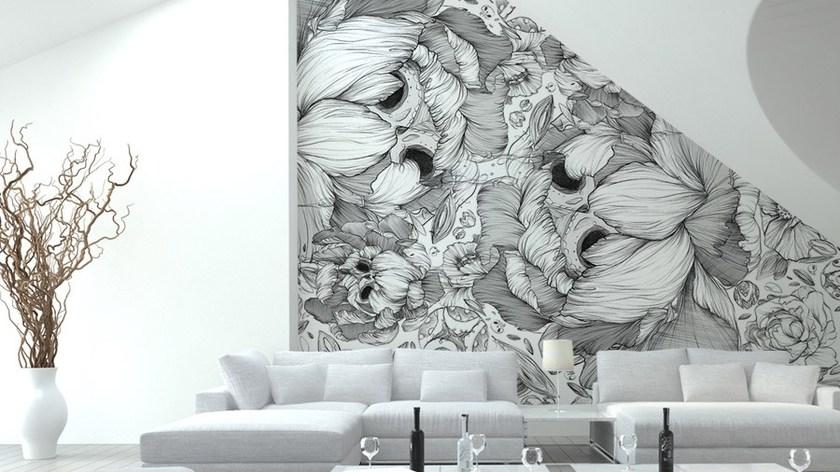 GLAMORA Моющиеся виниловые обои с цветочными мотивами Softly sun-id-1378839 - Вид №1