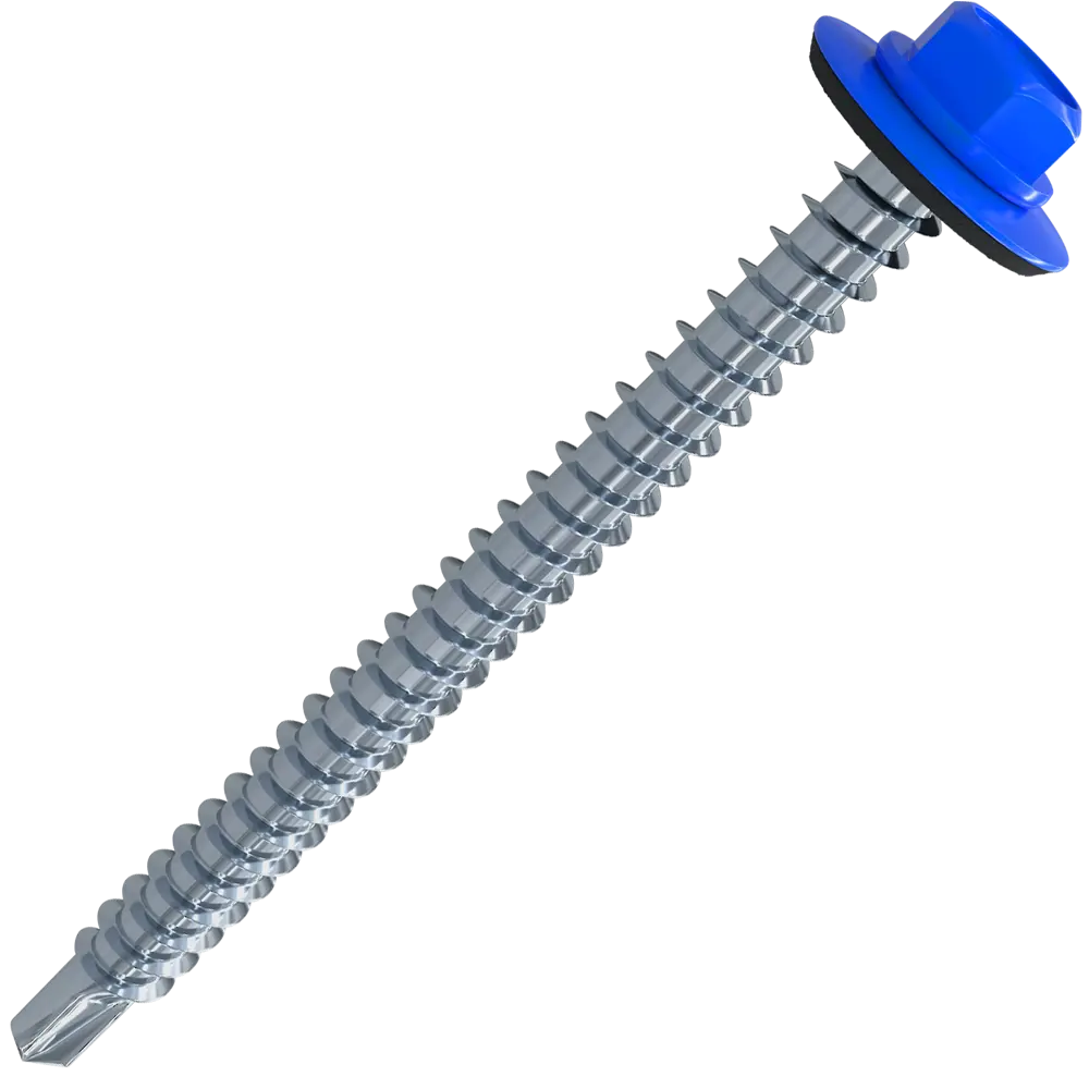 Кровельные саморезы STANDERS RAL5005 сверлоконечные синие 4.8x51, 60 шт. 82182092 STLM-2152440 