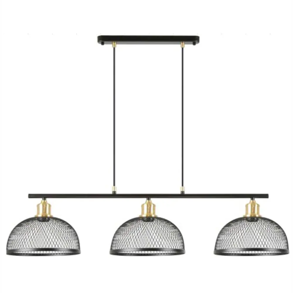 Светильник подвесной PL-575-3 C02 3 лампы 20 м² цвет черный CAMELION STLM-2123181