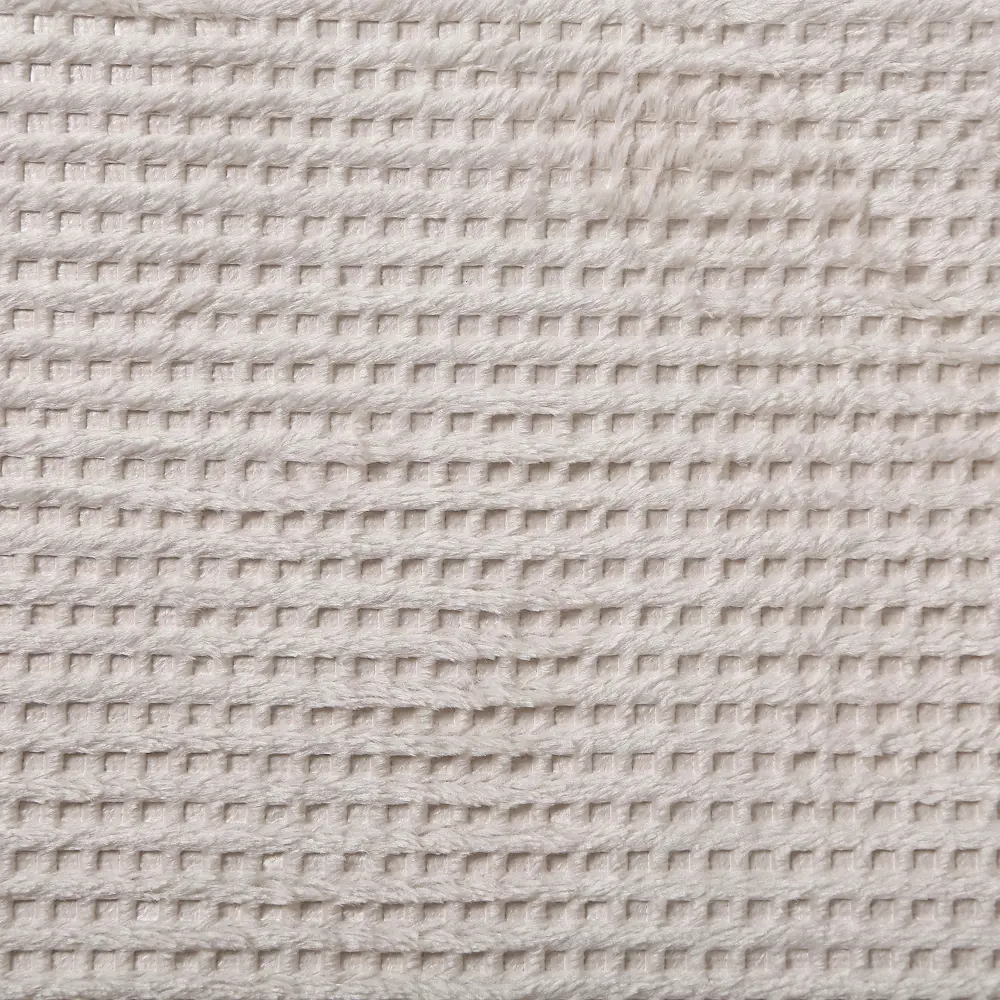 Плед Аpontar 180х200 см велсофт цвет пергамент Santreyd STLM-2098019 - Вид №1