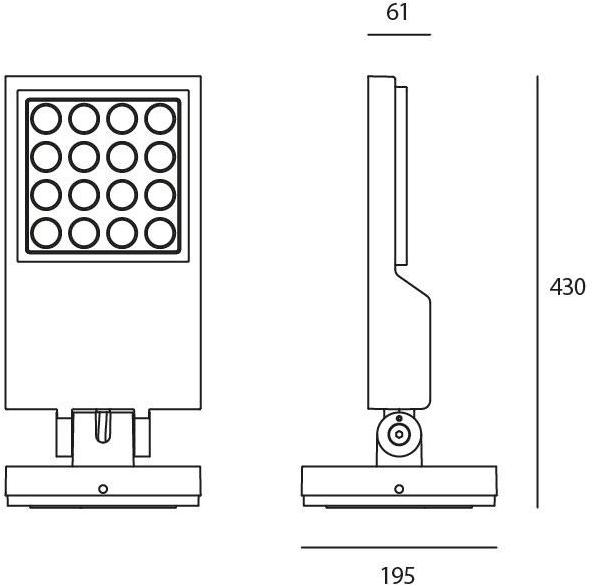 Artemide Алюминиевый наружный прожектор Cefiso sun-id-1388687 - Вид №2