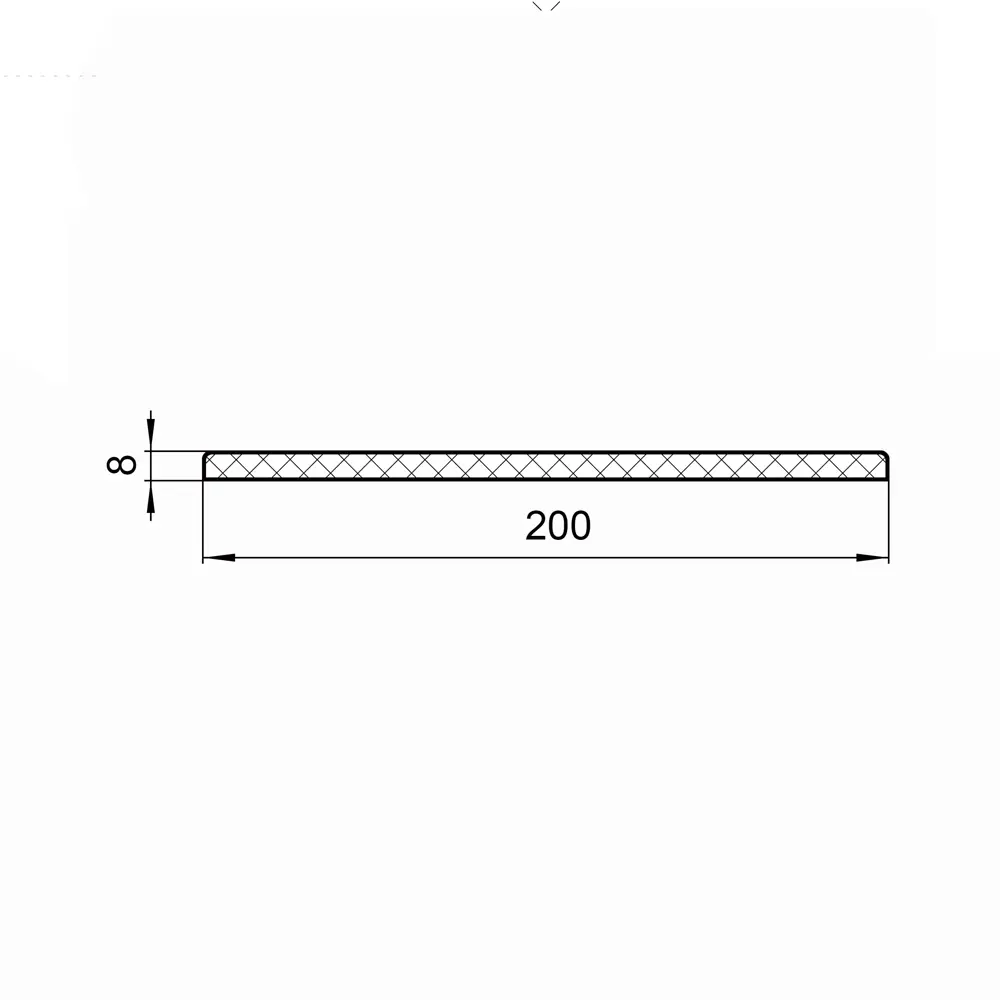 Добор дверной коробки Лайн 2070x200x8 мм HardFlex цвет дуб тернер белый 87481094 STLM-2001215 Santreyd  - Вид №2