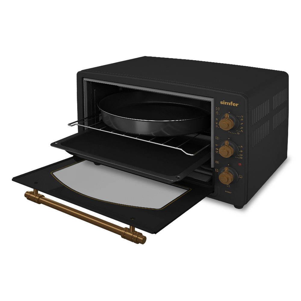 9093586 Мини-печь Simfer M3427 черный STDN-0091758 - Вид №2