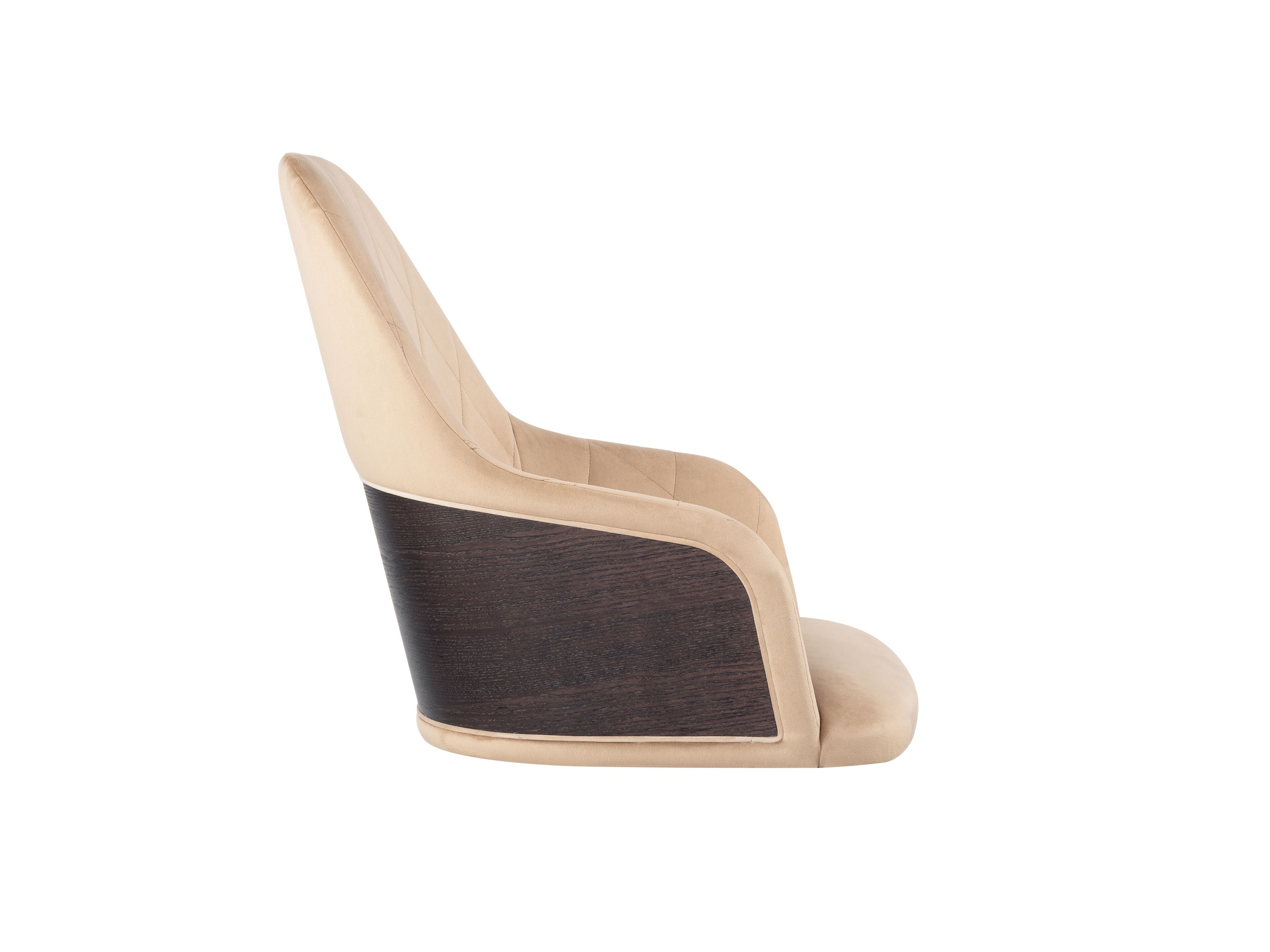 Высокий мягкий деревянный стул с подлокотниками Riccardo Rivoli Niù ARCH-00096933 - Вид №4