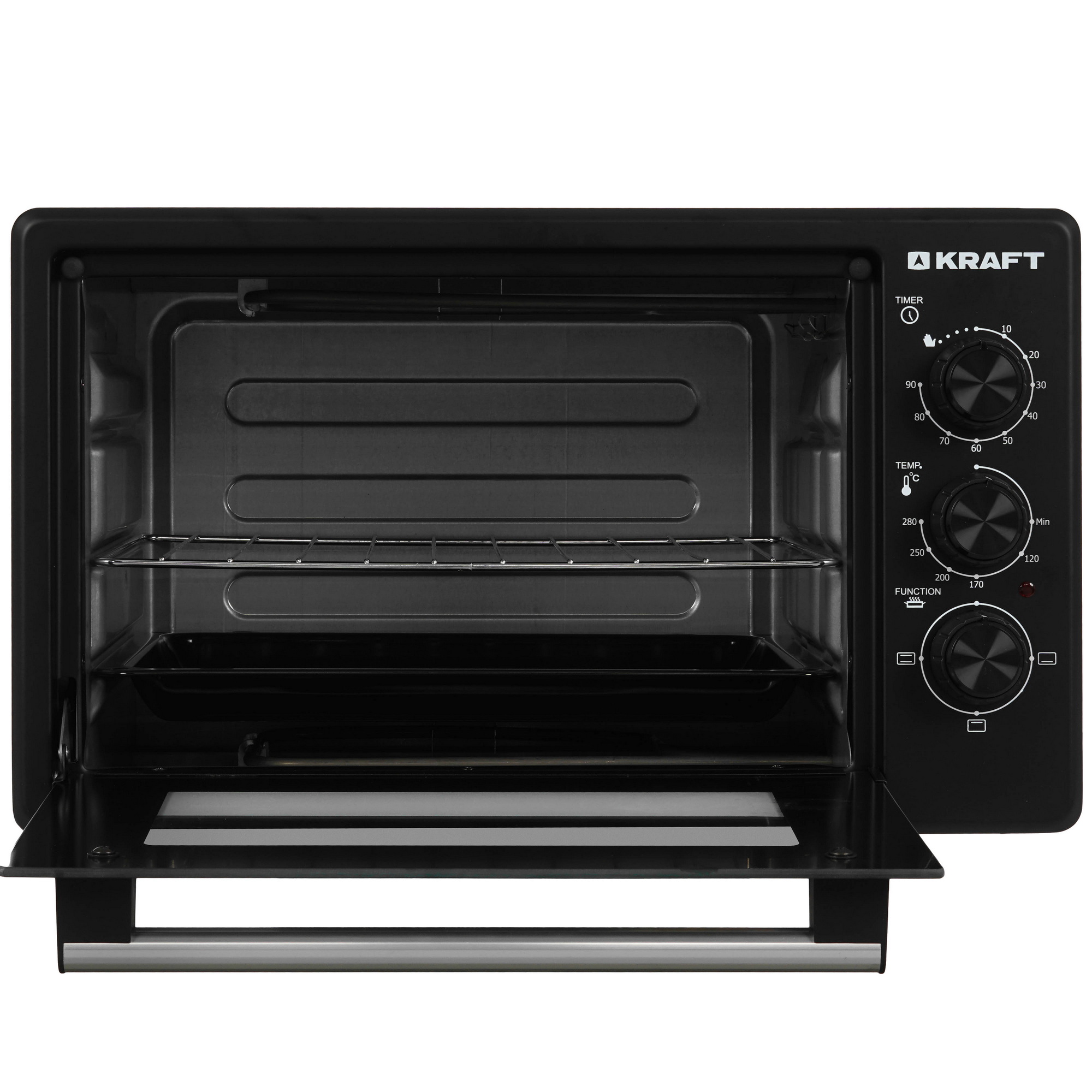 9229281 Мини-печь Kraft KF-MO 270 черный STDN-0142635 - Вид №6