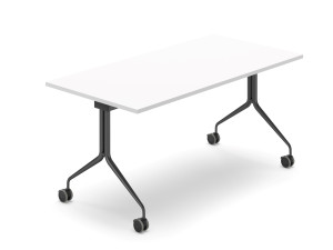 Стол для совещаний на колесиках с откидным верхом