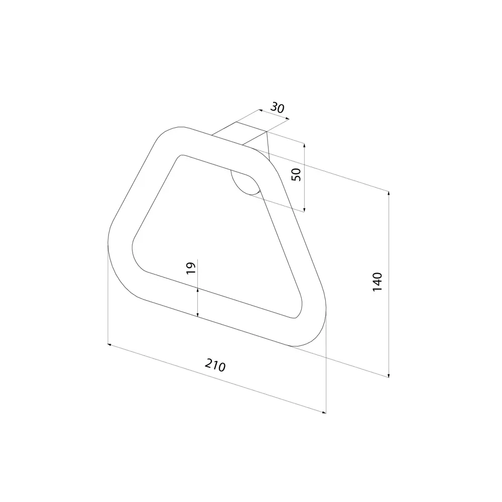 IDDIS Lahta - элегантное черное кольцо для полотенец 89379379 STLM-1582653 - Вид №4
