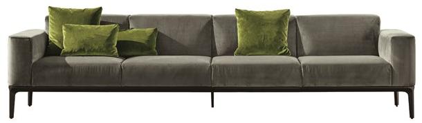 Sovet italia 4-х местный модульный диван из ткани Slim sun-id-1440481 - Вид №3