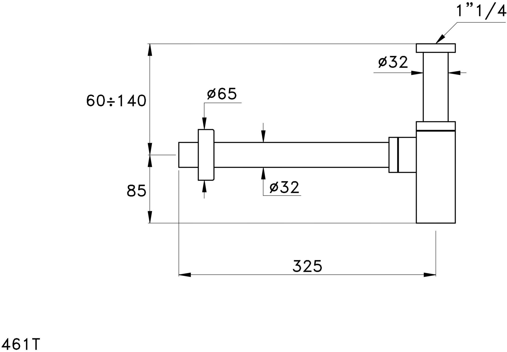 RUBINETTERIE STELLA Сифон для умывальника Sirius sun-id-1349177 - Вид №2